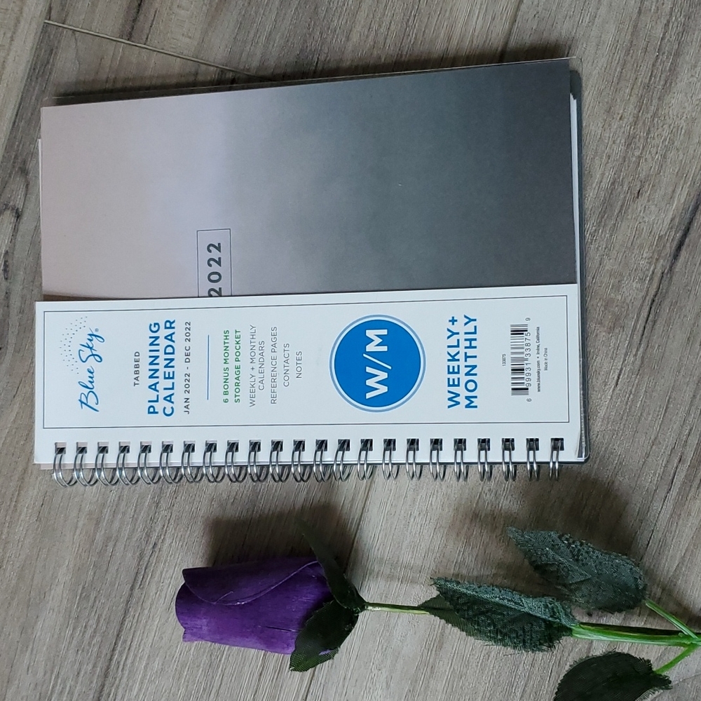 Blue Sky Tabbed Planning Calendar
